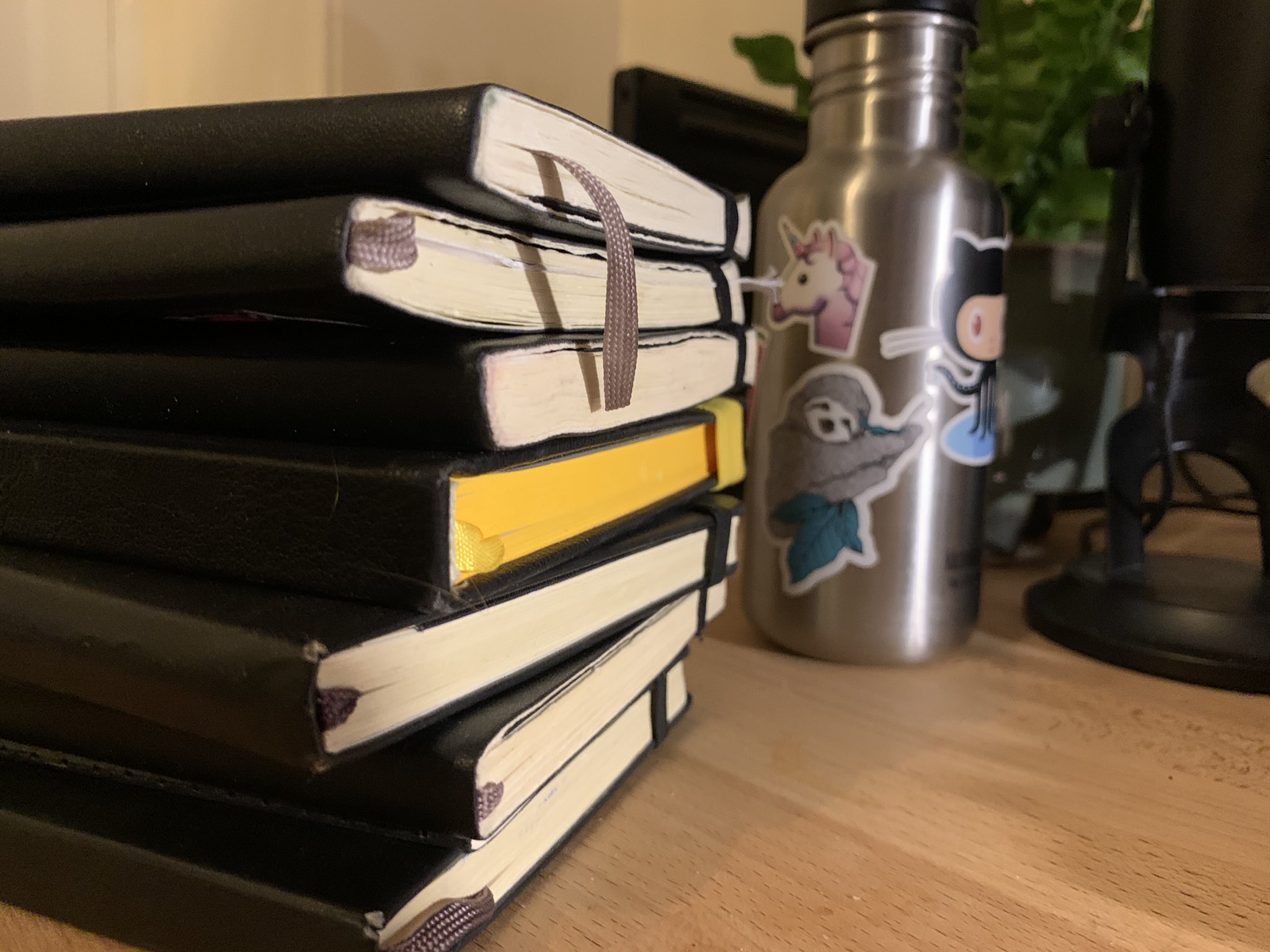 A Stack of Notebooks